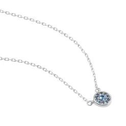 Collier Auxana Argent Blanc Oxyde De Zirconium 7 Collier Auxana Argent Blanc Oxyde De Zirconium -Bijouterie primée. FACFBZB153 view1