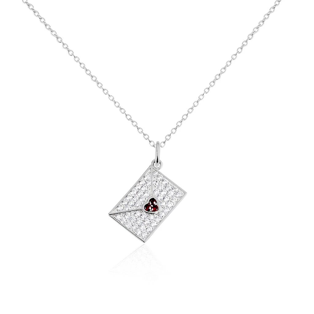 Collier Geoffrey Argent Oxydes De Zirconium 3 Collier Geoffrey Argent Oxydes De Zirconium
