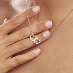 Collier Anne-ael Argent Blanc Oxyde De Zirconium -Bijouterie primée. FACFBZW0BR model1