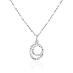 Collier Aleyde Argent Blanc Oxyde De Zirconium