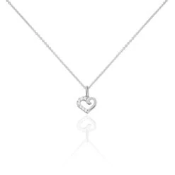 Collier Annabella Argent Blanc Oxyde De Zirconium