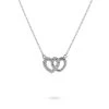 Collier Annae Argent Blanc Oxyde De Zirconium