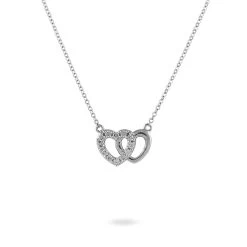 Collier Annae Argent Blanc Oxyde De Zirconium