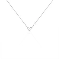 Collier Dorthea Argent Blanc Oxyde De Zirconium