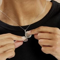 Collier Sautoir Fantine Argent Blanc Oxyde De Zirconium -Bijouterie primée. FACFBZW1KL model1