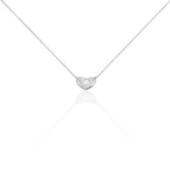 Collier Argent Santiago Oxydes De Zirconium
