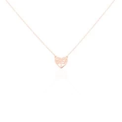 Collier Elwenn Argent Rose