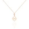 Collier Oumeima Argent Rose