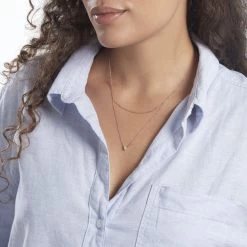 Collier Serres Argent Rose Oxyde De Zirconium -Bijouterie primée. FACFRZW367 model0