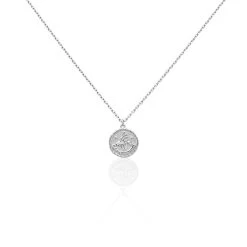 Collier Argent Blanc Hosni