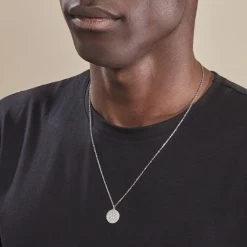 Collier Argent Blanc Hosni 7 Collier Argent Blanc Hosni -Bijouterie primée. FACHBW0425 model0