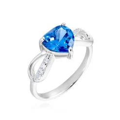 Bague Argent Blanc Atieno Oxyde De Zirconium