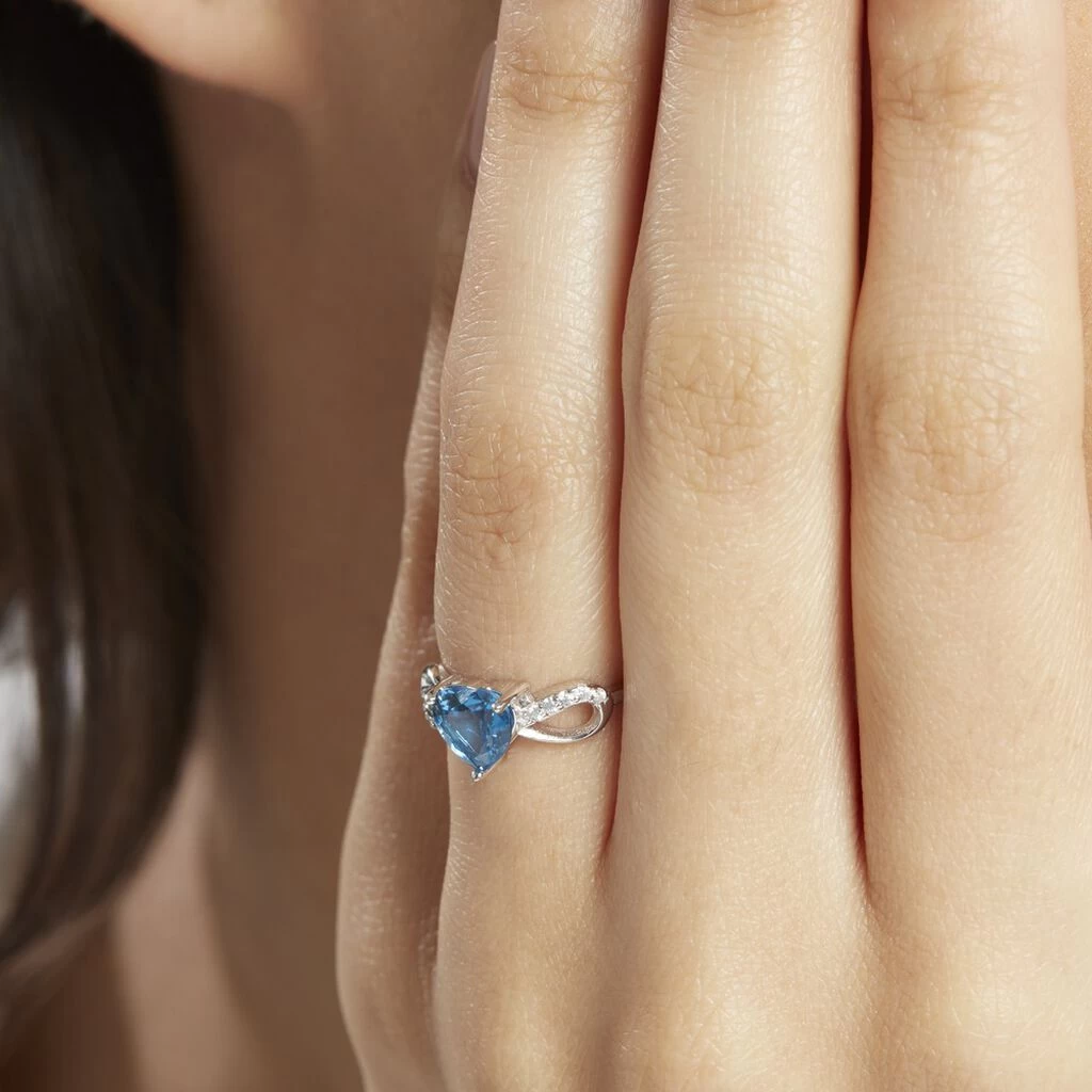 Bague Argent Blanc Atieno Oxyde De Zirconium 8 Bague Argent Blanc Atieno Oxyde De Zirconium – Image 6