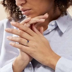 Bague Solitaire Kelvyn Argent Blanc Oxyde De Zirconium 13 Bague Solitaire Kelvyn Argent Blanc Oxyde De Zirconium -Bijouterie primée. FADFBZB187 model1