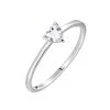 Bague Solitaire Eaque Argent Blanc Oxyde De Zirconium -Bijouterie primée. FADFBZW1TE master