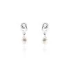 Boucles D'oreilles Pendantes Paqueretteae Argent Blanc Perle Culture -Bijouterie primée. FAOFBU2047 master