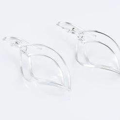 Boucles D'oreilles Pendantes Charlyn Argent Blanc -Bijouterie primée. FAOFBW00A0 view2