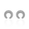 Boucles D'oreilles Puces Vaea Argent Blanc 1 Boucles D'oreilles Puces Vaea Argent Blanc -Bijouterie primée. FAOFBW00Z2 master