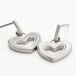 Boucles D'oreilles Pendantes Clarity Argent Blanc Nacre 7 Boucles D'oreilles Pendantes Clarity Argent Blanc Nacre -Bijouterie primée. FAOFBX2228 view2