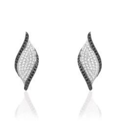 Boucles D'oreilles Pendantes Averill Argent Blanc Oxyde De Zirconium
