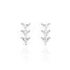 Boucles D'oreilles Puces Marie-violetteae Argent Oxyde De Zirconium