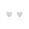 Boucles D'oreilles Puces Esperanza Argent Blanc Oxyde De Zirconium -Bijouterie primée. FAOFBZW12V master