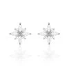 Boucles D'oreilles Puces Eclat Argent Blanc Oxyde De Zirconium -Bijouterie primée. FAOFBZW13G master