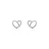 Boucles D'oreilles Puces Dorthea Argent Blanc Oxyde De Zirconium -Bijouterie primée. FAOFBZW1M6 master