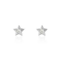 Boucles D'oreilles Puces Argent Kyle Oxydes De Zirconium