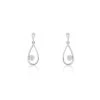 Boucles D'oreilles Pendantes Deusoniensis Argent Oxyde