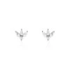 Boucles D'oreilles Puces Argent Blanc Ursinin Oxydes De Zirconium