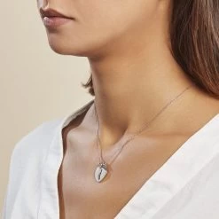 Pendentif Axelia Argent Blanc 10 Pendentif Axelia Argent Blanc -Bijouterie primée. FAPHBW0266 model0
