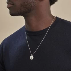 Pendentif Axelia Argent Blanc 11 Pendentif Axelia Argent Blanc -Bijouterie primée. FAPHBW0266 model1