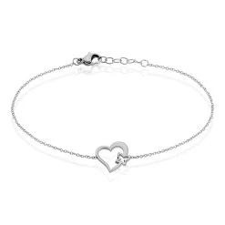 Bracelet Satou Acier Blanc