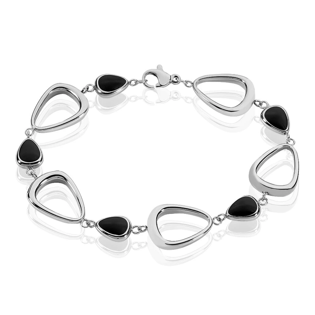 Bracelet Evhan Acier Blanc 3 Bracelet Evhan Acier Blanc