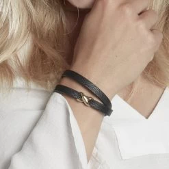 Bracelet Laetus Acier Jaune -Bijouterie primée. FIBFJWN001 model1