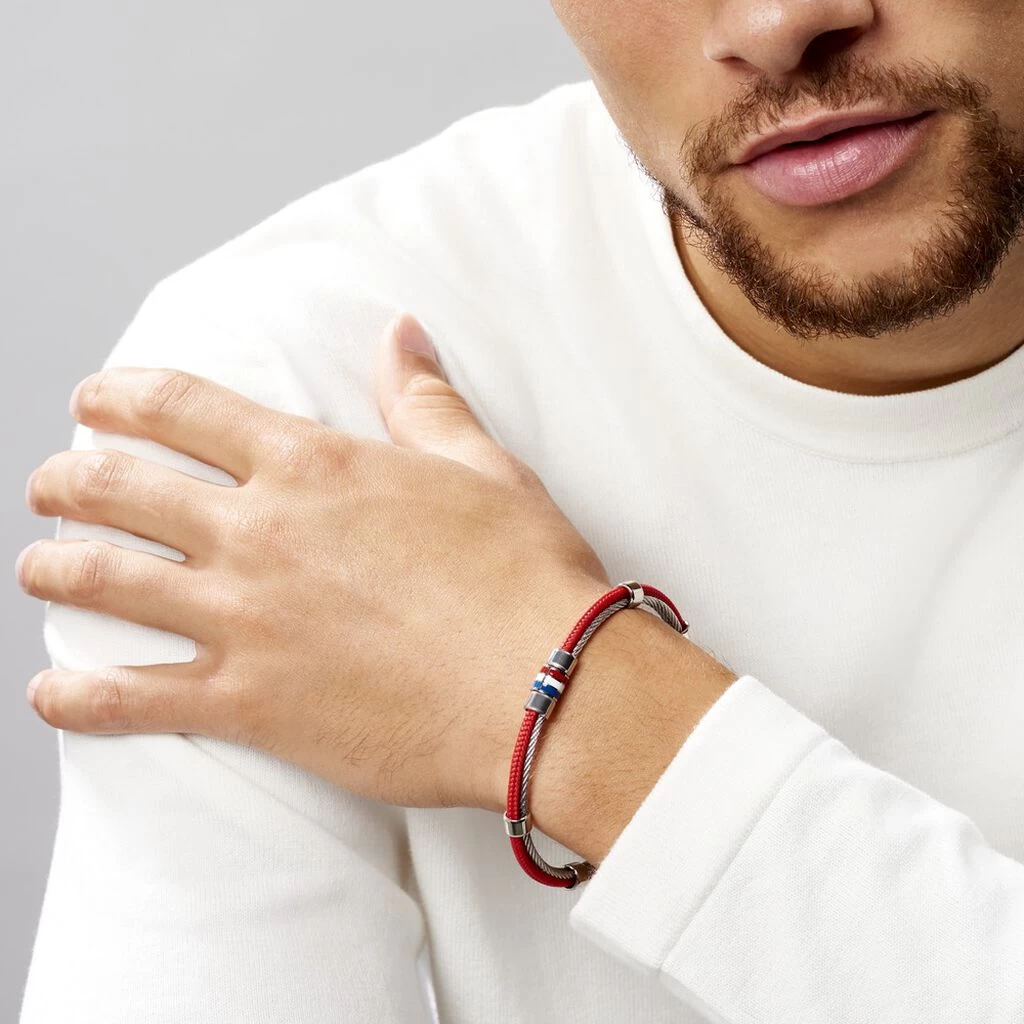 Bracelet Acier Blanc Jacquou 5 Bracelet Acier Blanc Jacquou – Image 3