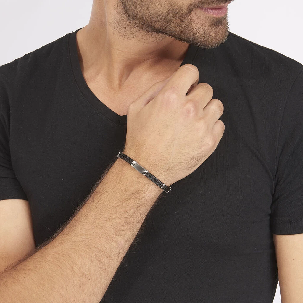 Bracelet Yannik Acier Blanc 6 Bracelet Yannik Acier Blanc – Image 4