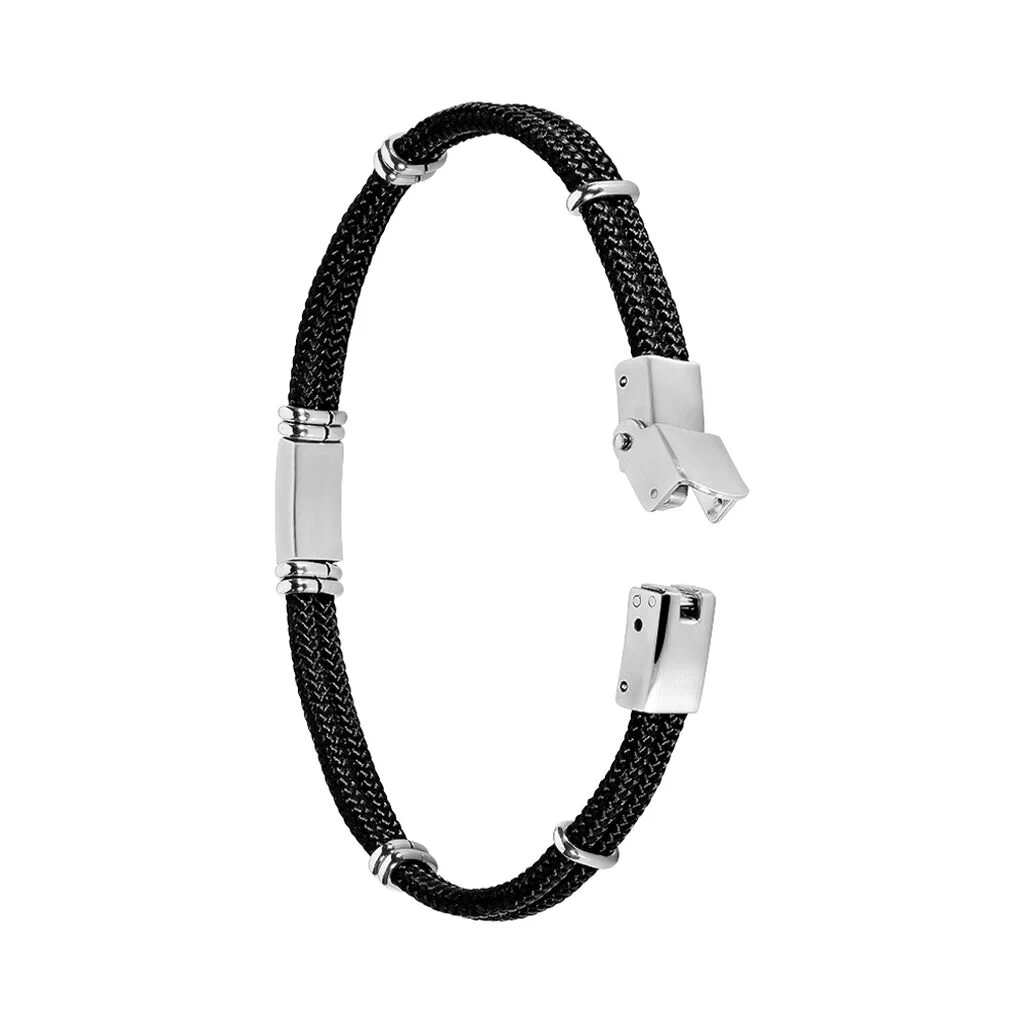 Bracelet Yannik Acier Blanc 4 Bracelet Yannik Acier Blanc – Image 2