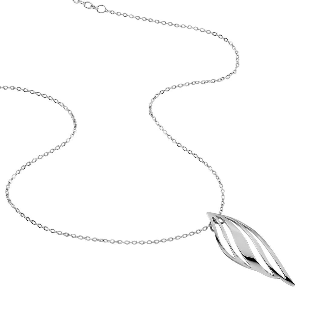 Collier Salaya Acier Blanc 4 Collier Salaya Acier Blanc – Image 2