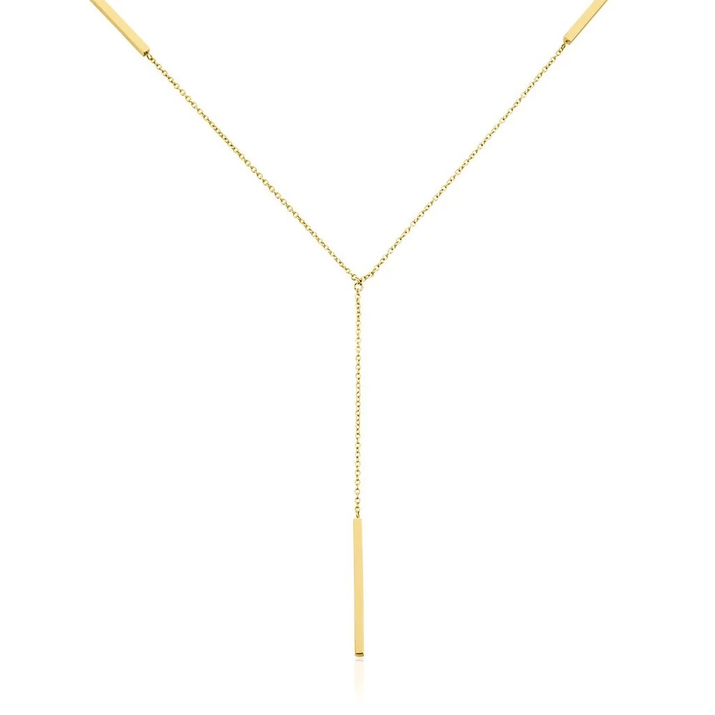 Collier Eilish Acier Jaune 3 Collier Eilish Acier Jaune