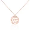 Collier Nevenka Acier Rose -Bijouterie primée. FICFRW0033 master