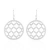 Boucles D'oreilles Pendantes Nevenka Acier Blanc -Bijouterie primée. FIOFBW0261 master