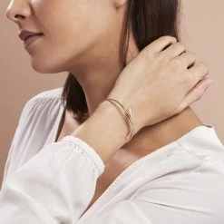 Bracelet Jonc Wandala Plaqué Or Jaune -Bijouterie primée. FQBFJW0102 model0