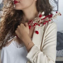 Bracelet Alais Plaqué Or Oxyde De Zirconium -Bijouterie primée. FQBFJZW377 model1