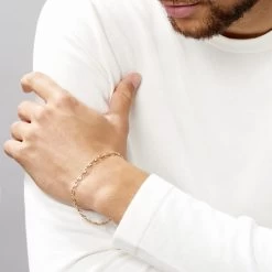 Bracelet Plaqué Or Jaune William -Bijouterie primée. FQBHJW0155 model0