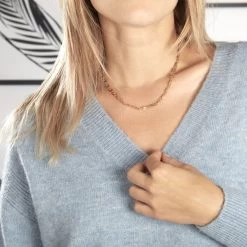 Collier William Plaqué Or Jaune -Bijouterie primée. FQCFJW0337 model0