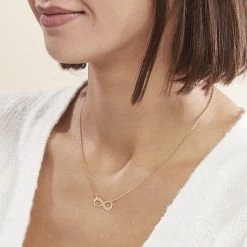 Collier Plaqué Or Jaune Sammie -Bijouterie primée. FQCFJW0691 model0