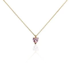 Collier Plaqué Or Carpantus Oxyde De Zirconium