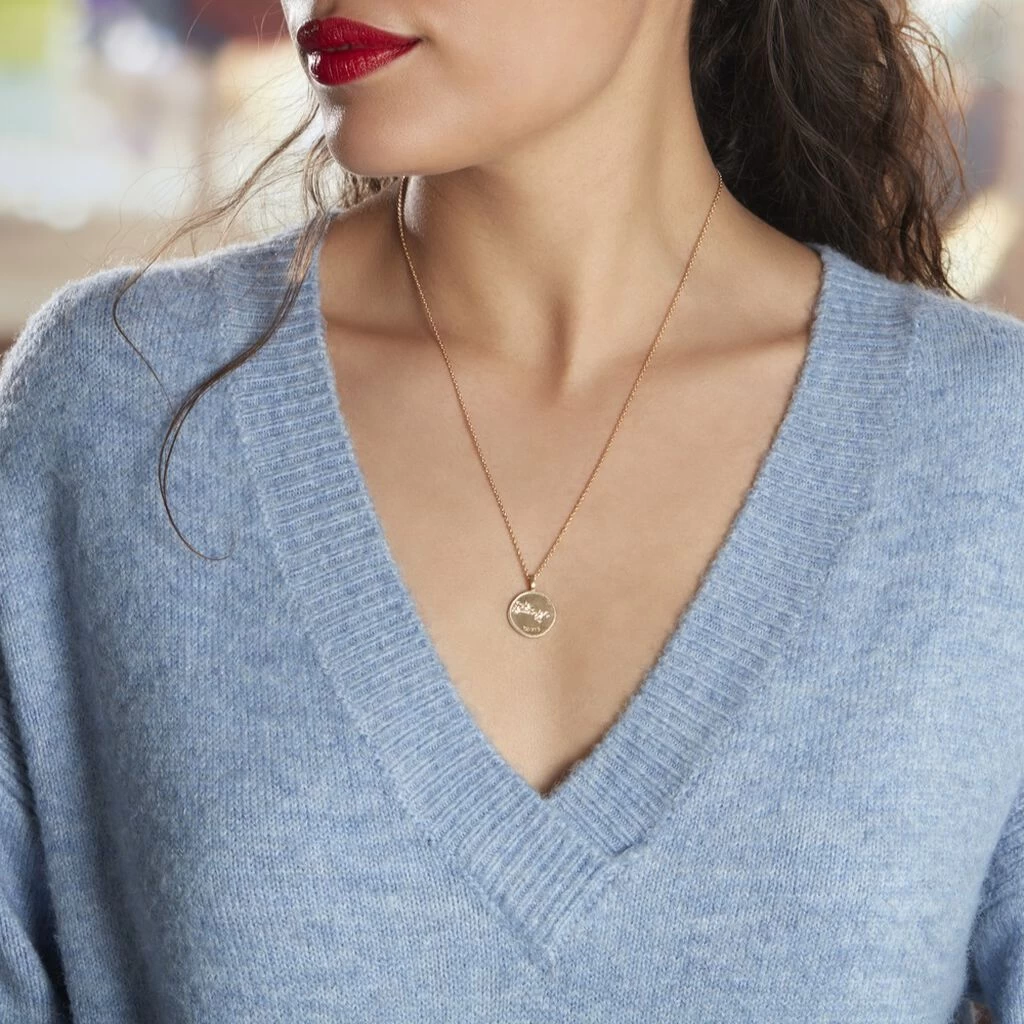 Collier Iago Plaqué Or Oxydes De Zirconium 5 Collier Iago Plaqué Or Oxydes De Zirconium – Image 3